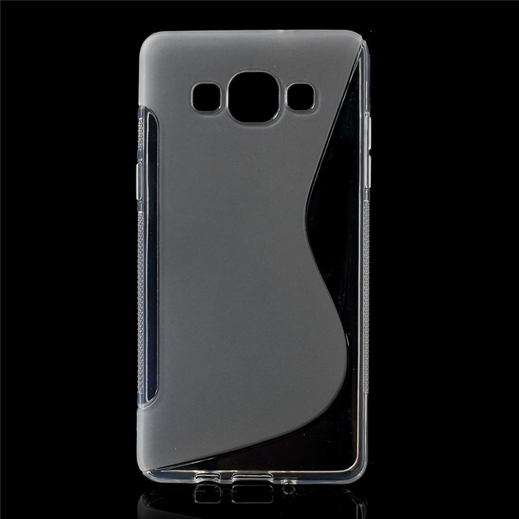 

S Shape TPU Shell Case for Samsung Galaxy A5 SM-A500F - Transparent