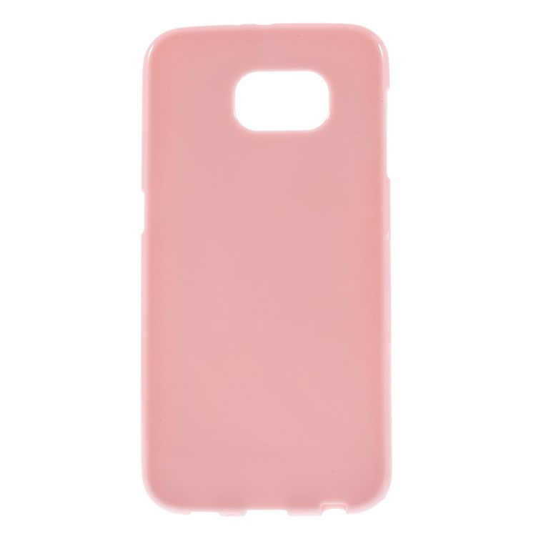 

Solid Color Candy TPU Gel Cover for Samsung Galaxy S6 G920 - Pink