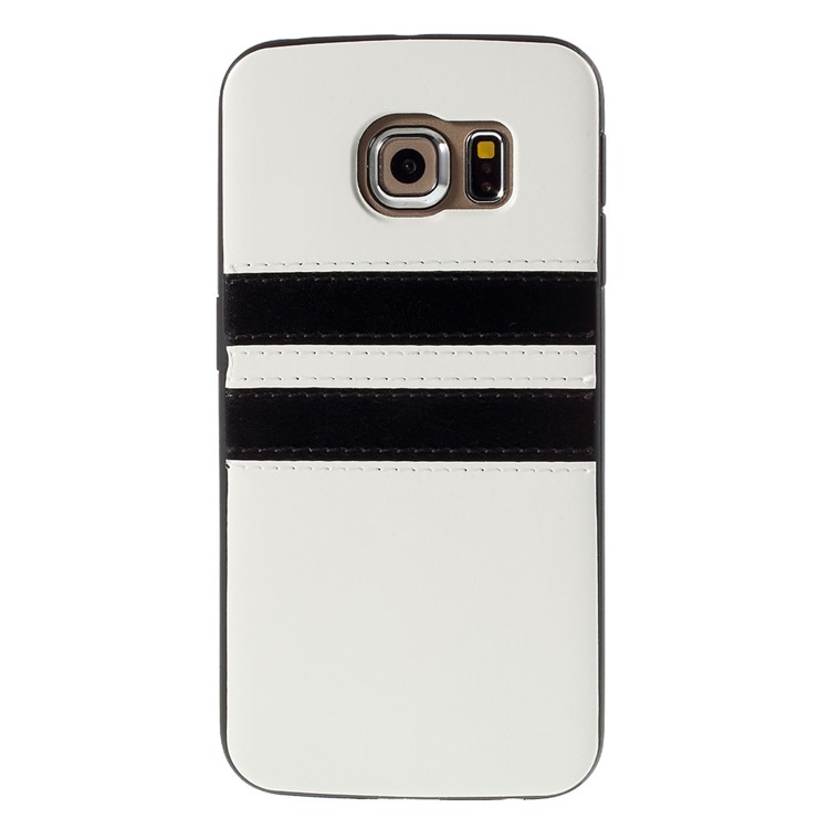 stripes leather coated tpu for samsung galaxy s6 edge g925 white tvc mall stripes leather coated tpu for samsung galaxy s6 edge g925 white tvc mall