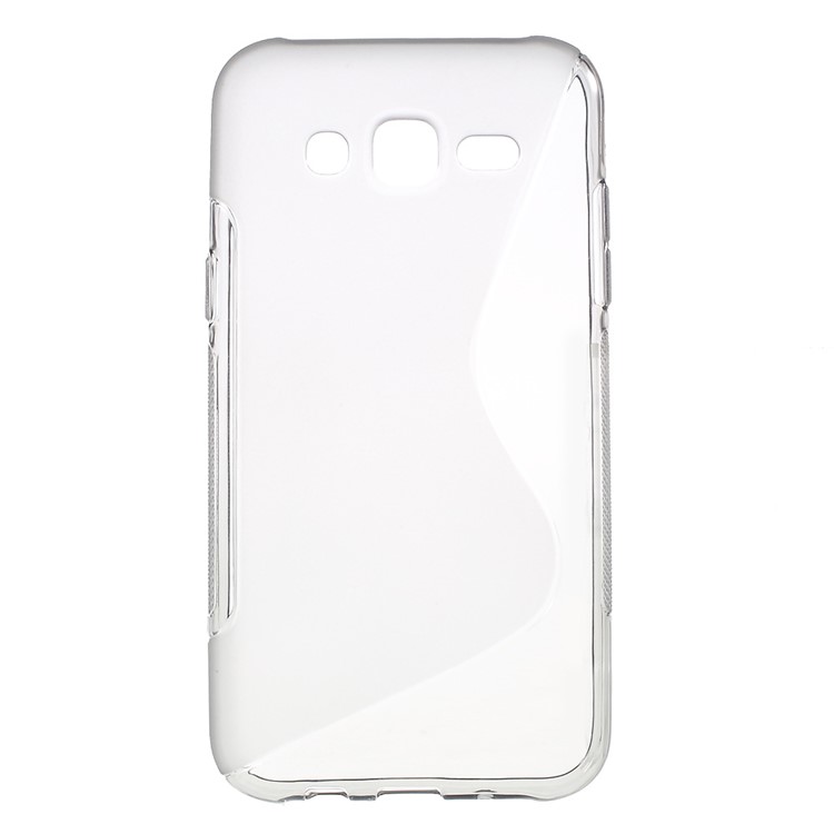 

S Shape TPU Cover for Samsung Galaxy J5 SM-J500F - Grey