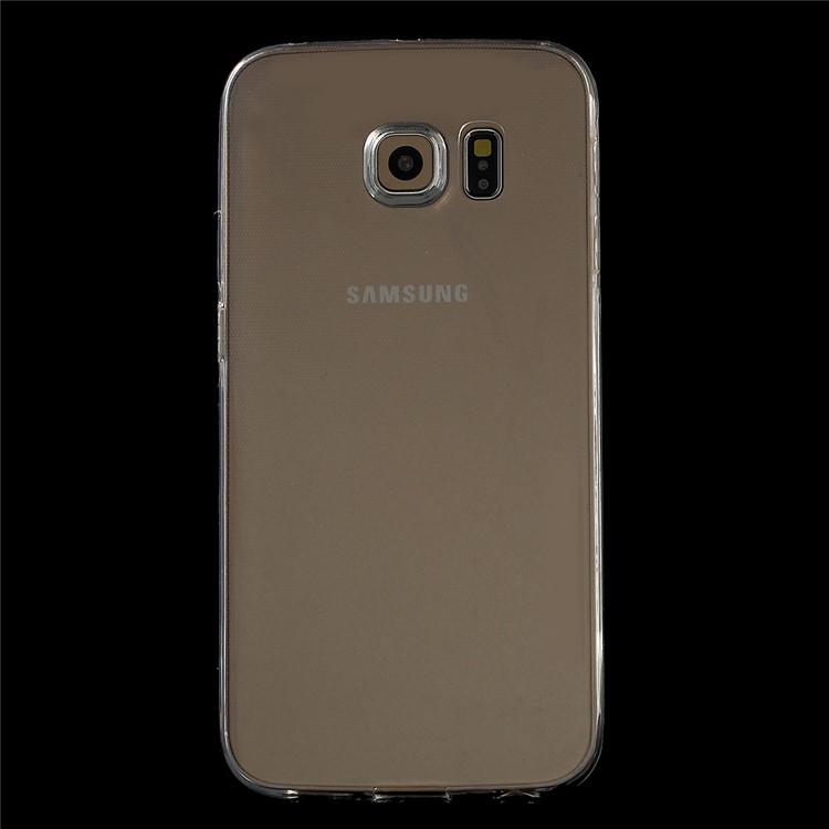 Ultra-slim 0.6mm TPU Shell for Galaxy S6 edge G925 - Transparent-2