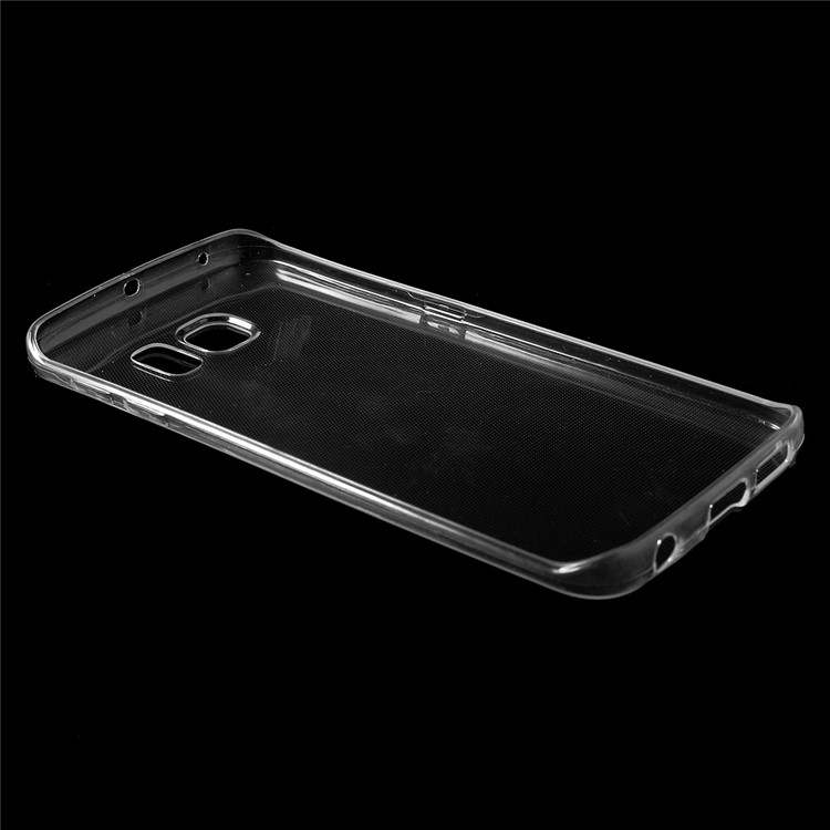 Ultra-slim 0.6mm TPU Shell for Galaxy S6 edge G925 - Transparent-5
