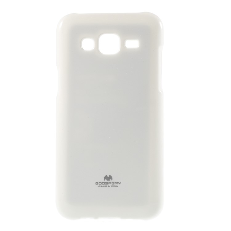

MERCURY GOOSPERY for Samsung Galaxy J5 SM-J500F Jelly TPU Cover with Glitter Powder - White