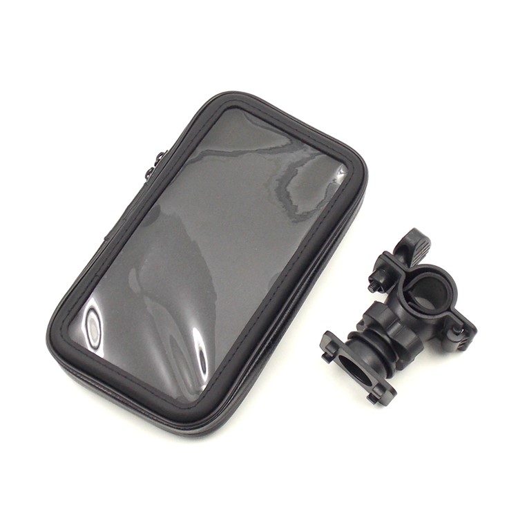 Bicycle Handlebar Mount Waterproof Case for Samsung Galaxy Mega 6.3 I9200, Inner Size: 168 x 9mm - Black-4