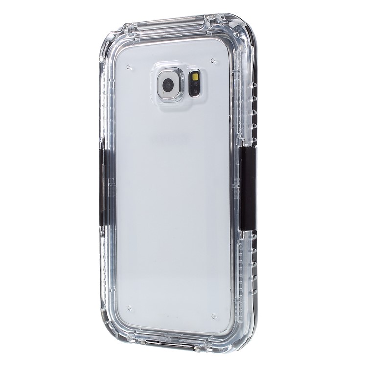 IP68 Waterproof Dustproof PC and Silicone Case for Samsung Galaxy S6 SM-G920 - Black-4