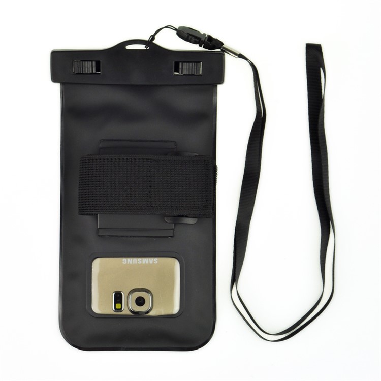 Bolsa impermeável para saco de mergulho para Samsung iPhone Sony, porte: 20.5 x 11,5 x 1.5cm - negro-5