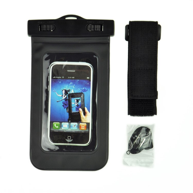 Bolsa impermeável para saco de mergulho para Samsung iPhone Sony, porte: 20.5 x 11,5 x 1.5cm - negro-8
