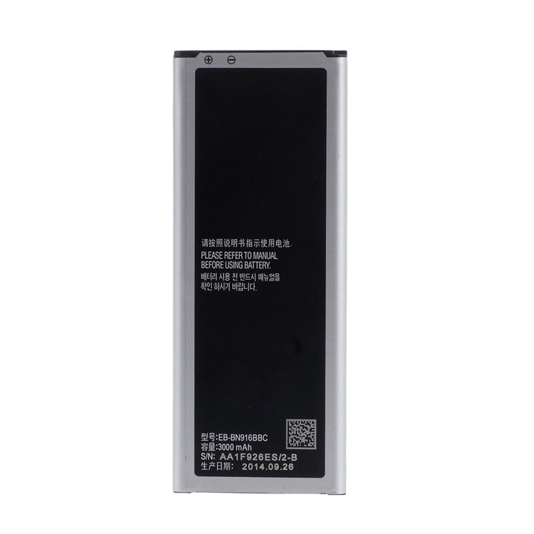 

OEM 3000mAh EB-BN916BBC NFC 3.85V Li-ion Battery for Samsung Galaxy Note 4 N910 (Chinese Version)