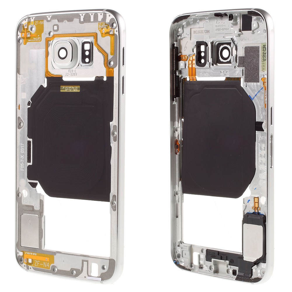 OEM Middle Housing Cover Frame for Samsung Galaxy S6 SM-G920 - Silver Color-1