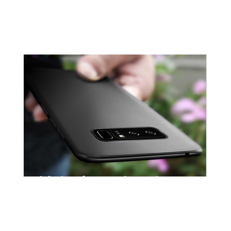 Matte Anti-fingerprint Light TPU Protection Back Phone Case for Samsung Galaxy Note 8 - Black-2