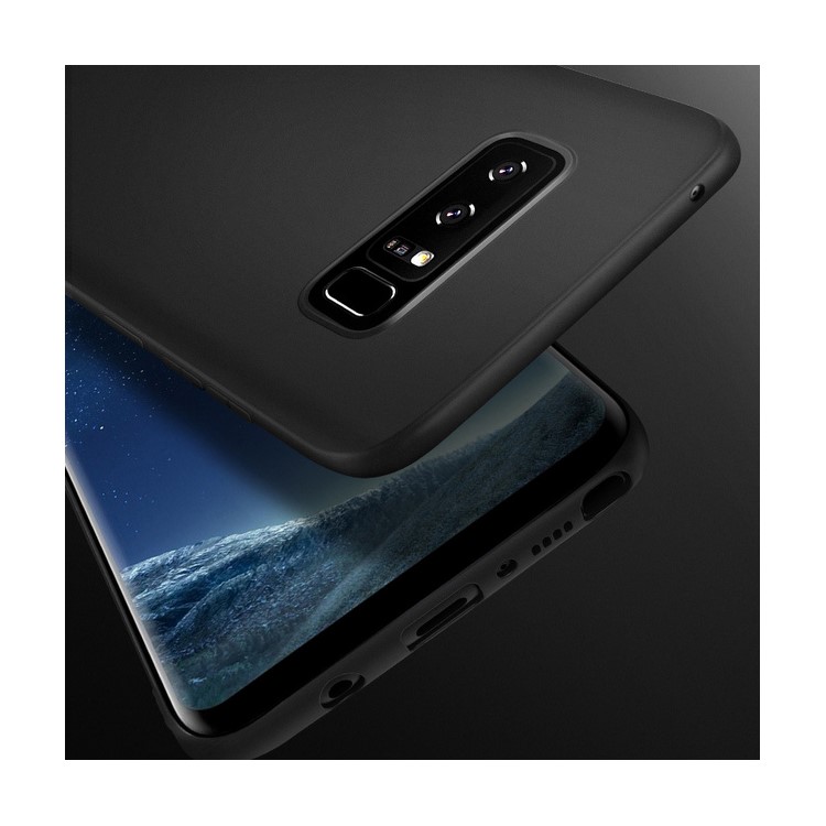Matte Anti-fingerprint Light TPU Protection Back Phone Case for Samsung Galaxy Note 8 - Black-3