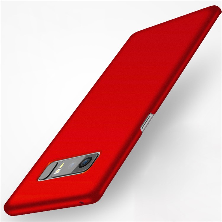 0.7mm All-wrapped Matte TPU Shell for Samsung Galaxy Note 8 - Red-2
