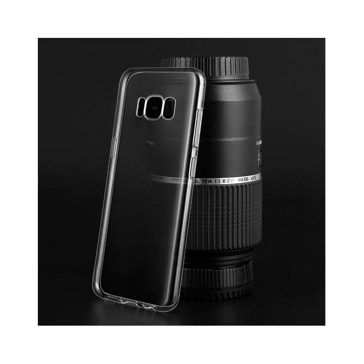 Crystal Clear 0.8mm Ultra Thin Flexible TPU Protection Phone Case for Samsung Galaxy Note 8 - Transparent-1
