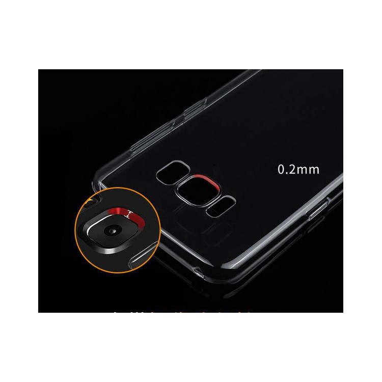 Crystal Clear 0.8mm Ultra Thin Flexible TPU Protection Phone Case for Samsung Galaxy Note 8 - Transparent-3