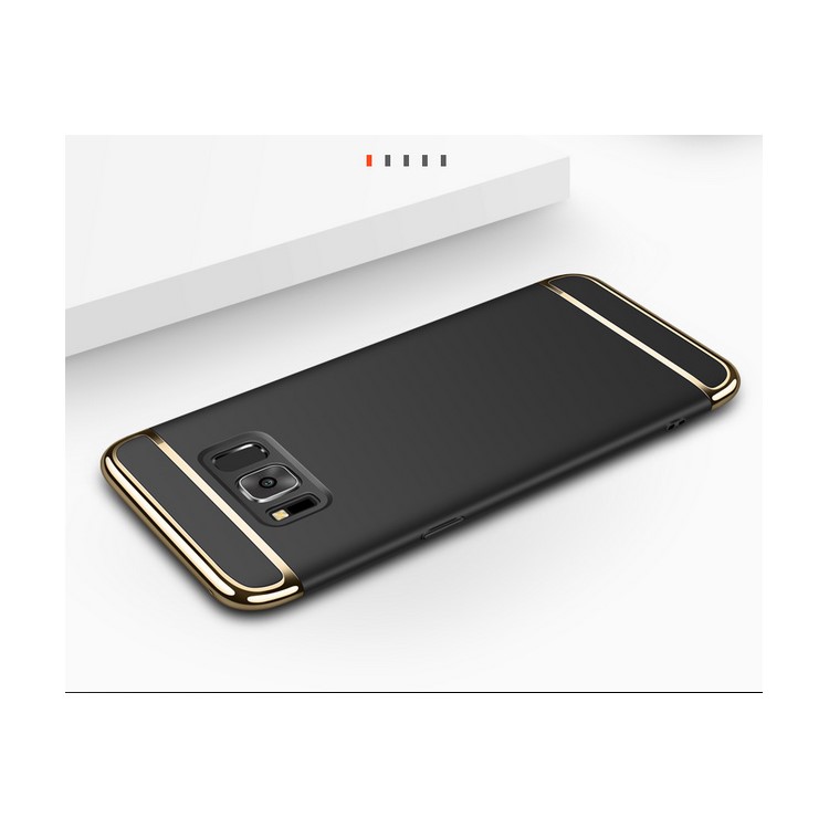 3-in-1 Electroplating PC Hard Case for Samsung Galaxy Note 8 - Black-3