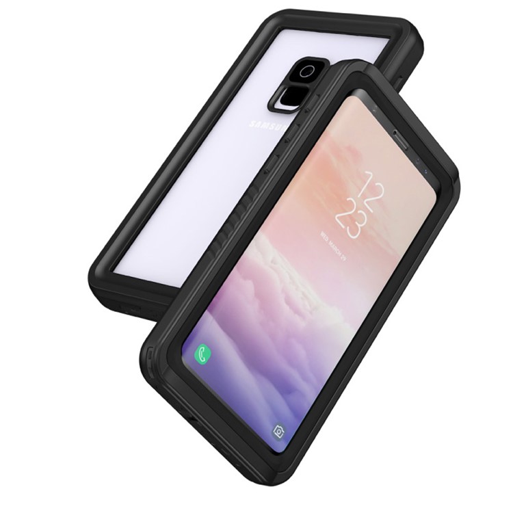 IP68 Waterproof Case Dirt/Dust/Snow Proof Shell for Samsung Galaxy S9 SM-G960 - Black-7