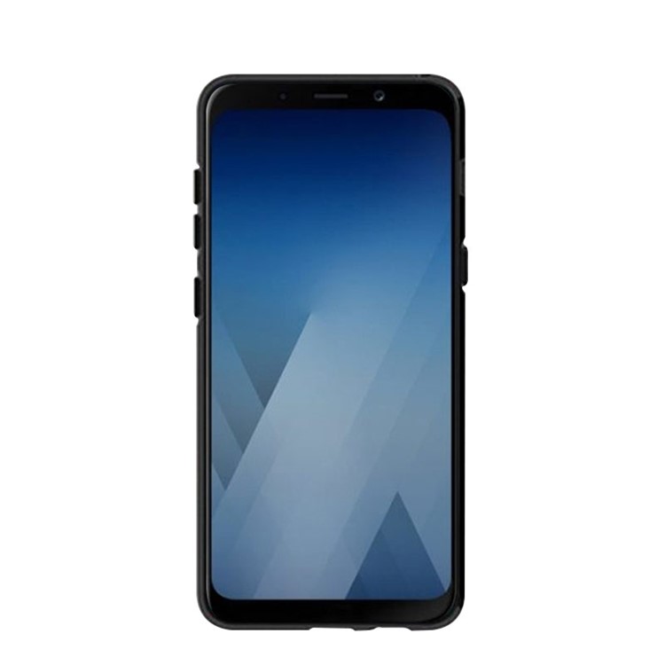 NXE Camouflage Pattern Splicing TPU Mobile Shell for Samsung Galaxy A8 (2018) - Brown Camouflage / Brown-3