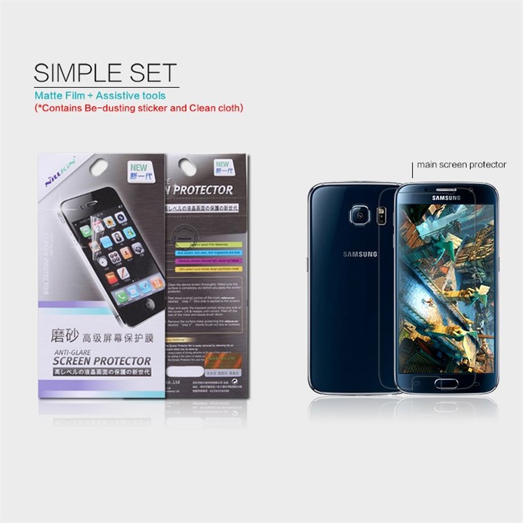 NILLKIN Matte Anti-glare Screen Film for Samsung Galaxy S6 G920 Scratch-resistant-1