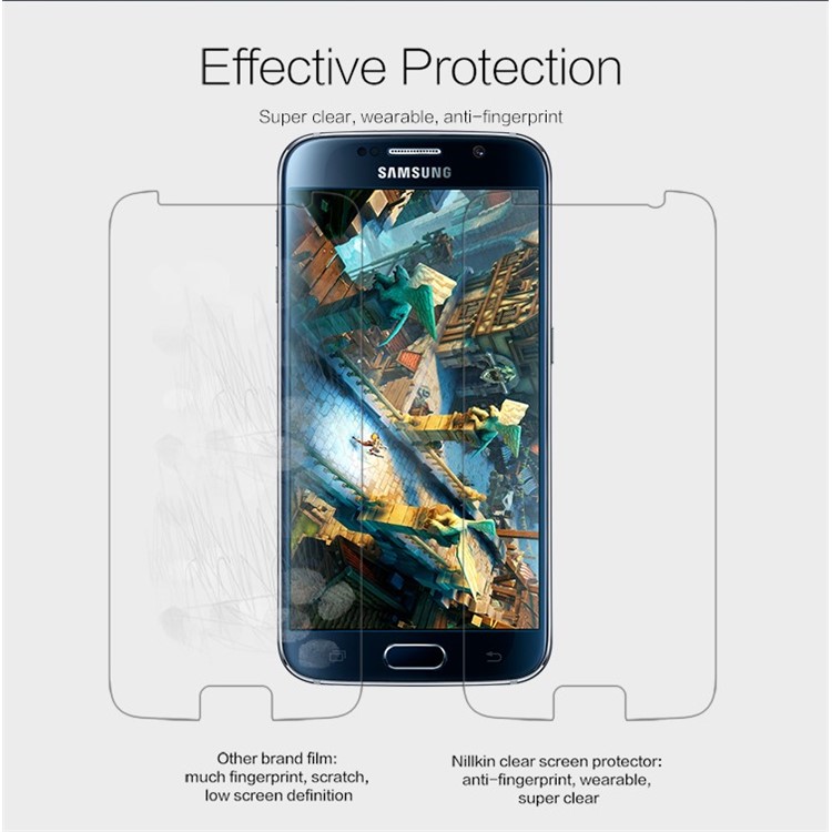 NILLKIN Ultra Clear Screen Film for Samsung Galaxy S6 G920 Anti-fingerprint-3