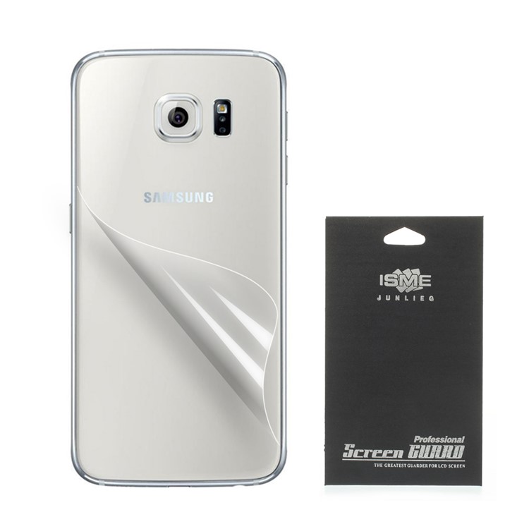 Crystal Clear Protective Back Film for Samsung Galaxy S6 G920 (With Black Package)-1