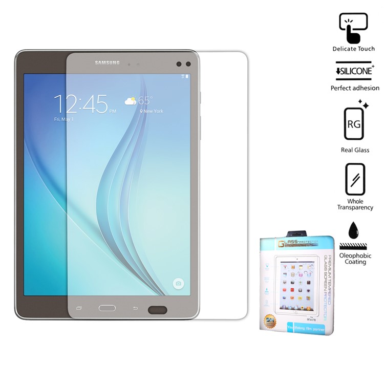 Clear Tempered Glass Screen Protector for Samsung Galaxy Tab A 9.7" Arc Edge-1