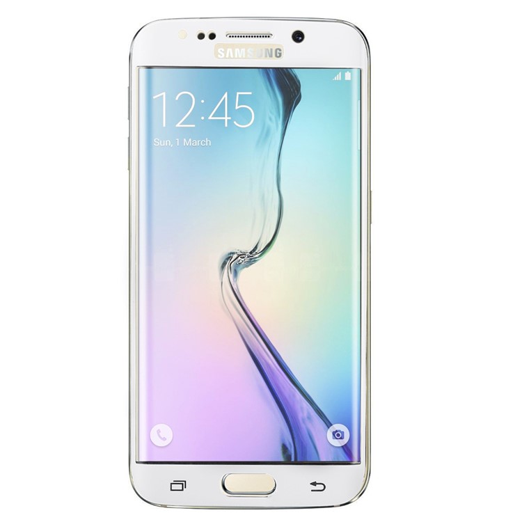 

Края Дуги Шелкография Закаленное Стекло Протектор Экрана Для Samsung Галактики С6 Край - белый