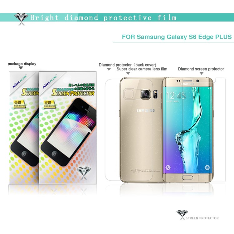 

NILLKIN for Samsung Galaxy S6 edge+ G928 Full Body Bright Diamond Screen Protector Film, Galaxy S6 edge+
