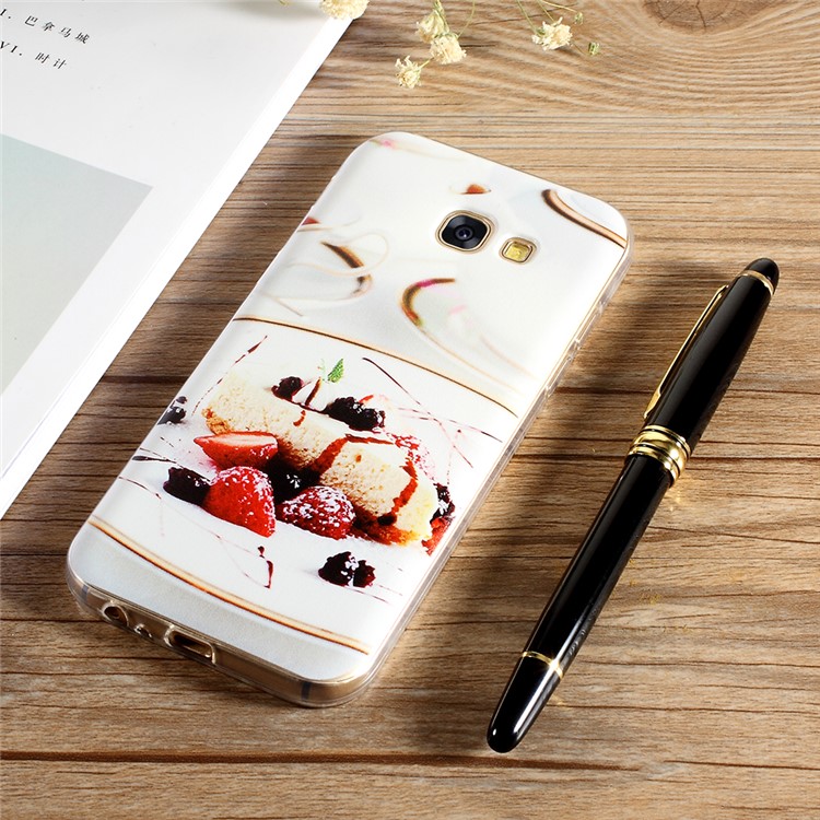 

Softlyfit Embossing TPU Cellphone Shell for Samsung Galaxy A5 (2017) SM-A520F - Fruit Cake, Galaxy A5 (2017)