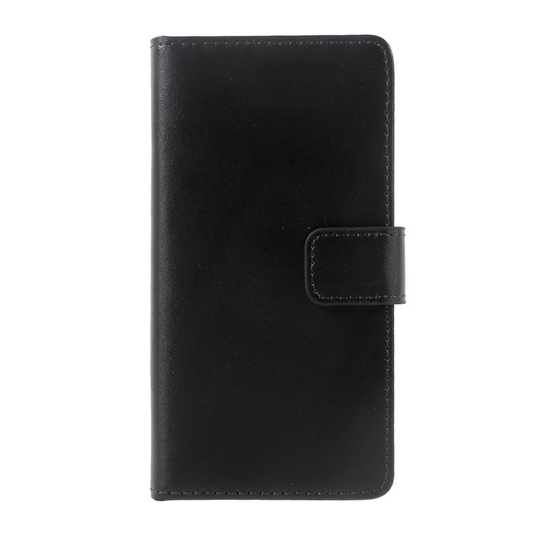 Wallet Stand Split Leather Phone Case Cover for Samsung Galaxy J5 (2017) - Black-2