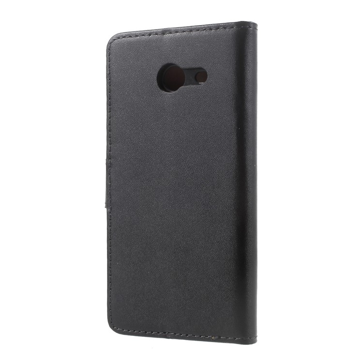 Wallet Stand Split Leather Phone Case Cover for Samsung Galaxy J5 (2017) - Black-3