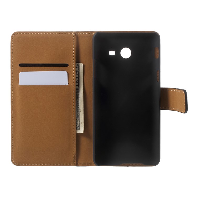 Wallet Stand Split Leather Phone Case Cover for Samsung Galaxy J5 (2017) - Black-5