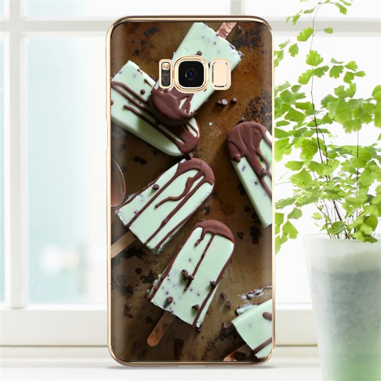 

Softlyfit Patterned TPU Mobile Shell for Samsung S8 G950 - Chocolate Popsicles, Galaxy S8