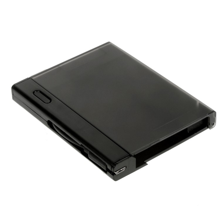Cargador de batería externo con cable incorporado para Samsung Galaxy Note 4 - Negro-3