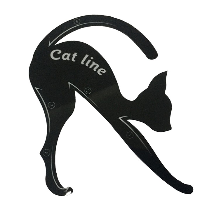 Charming Cat Line Eye Makeup Tool Eyeliner Stencils Template Shaper Model-2