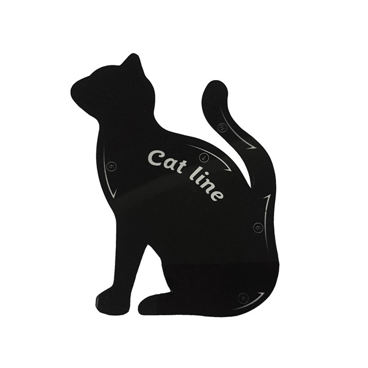 Charming Cat Line Eye Makeup Tool Eyeliner Stencils Template Shaper Model-3