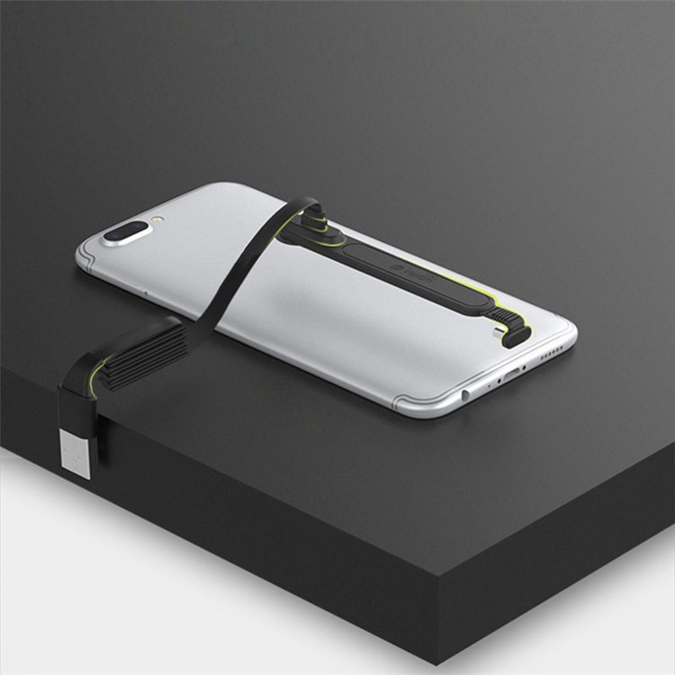 Creative Mobile Game Accessory 90 Degree Bending 1M 3A Type-C Charging Cable for Samsung Huawei Xiaomi Etc-5