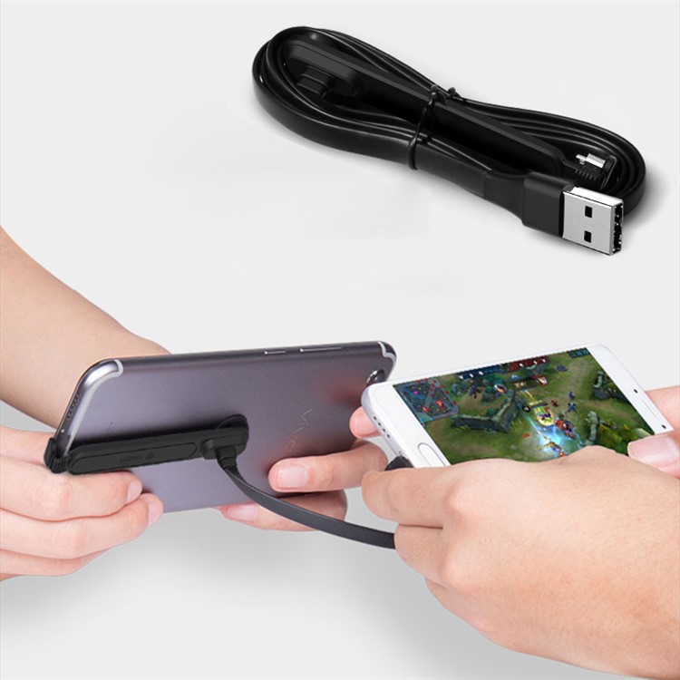 90 Degree Bending 3A USB Type-C Charging Cable (2M) Creative Mobile Game Accessory for Samsung Huawei Xiaomi Etc-4
