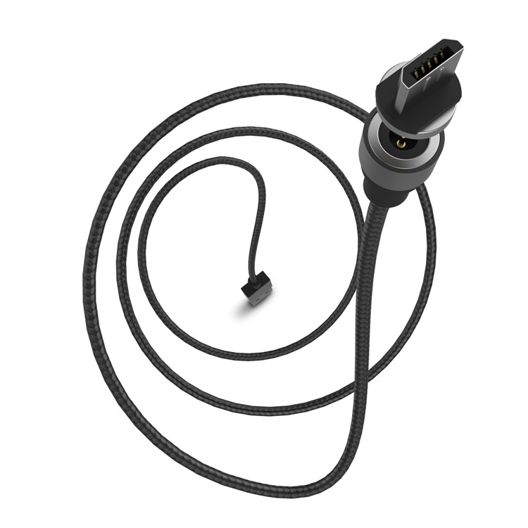 

WSKEN Woven Texture Nylon Magnetic Micro USB Charging Cable for Samsung Huawei HTC - Black, Q6 M700N