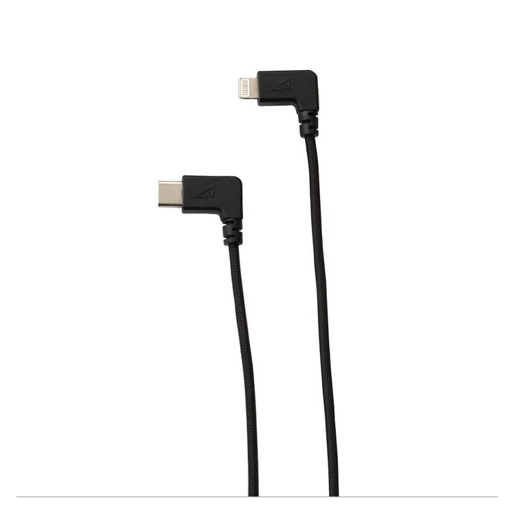 Woven Pattern Type-C USB Cable for Mavic Pro DJI Phantom Inspire Series - Black-3