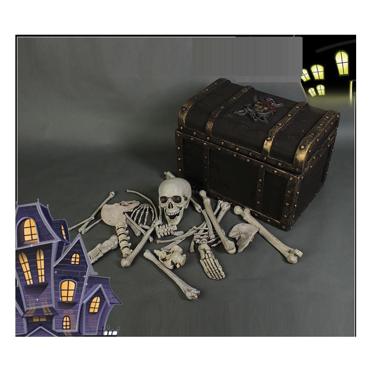 28Pcs/Set Skeleton Bones Horror Decoration for Goblin House Bar Storm Room Halloween Party-12