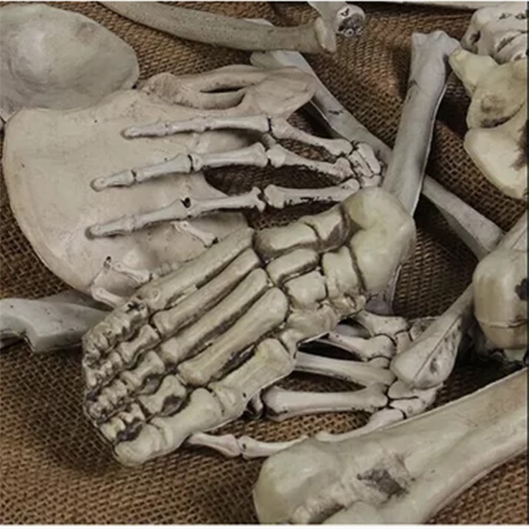 28Pcs/Set Skeleton Bones Horror Decoration for Goblin House Bar Storm Room Halloween Party-2