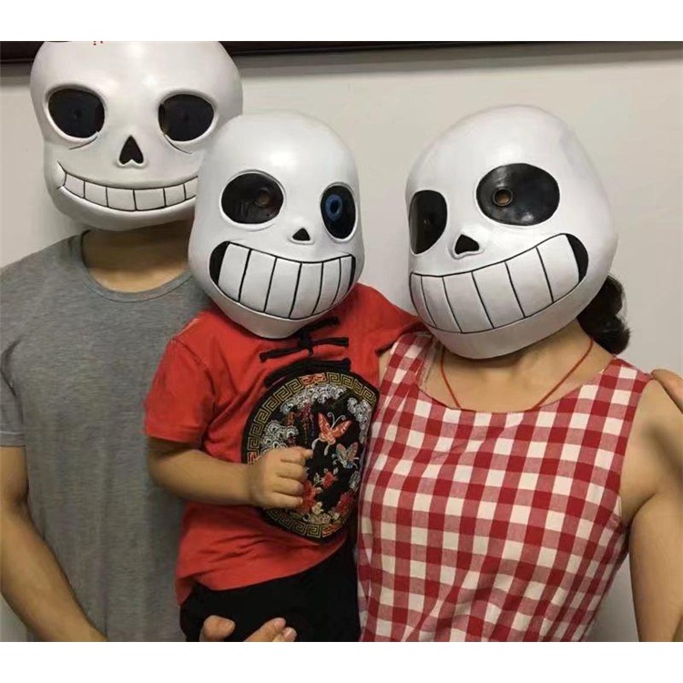Luminous Undertale Sans Head Mask Laxtex Mask Halloween Cosplay Costume Cosplay Props - Style A-2