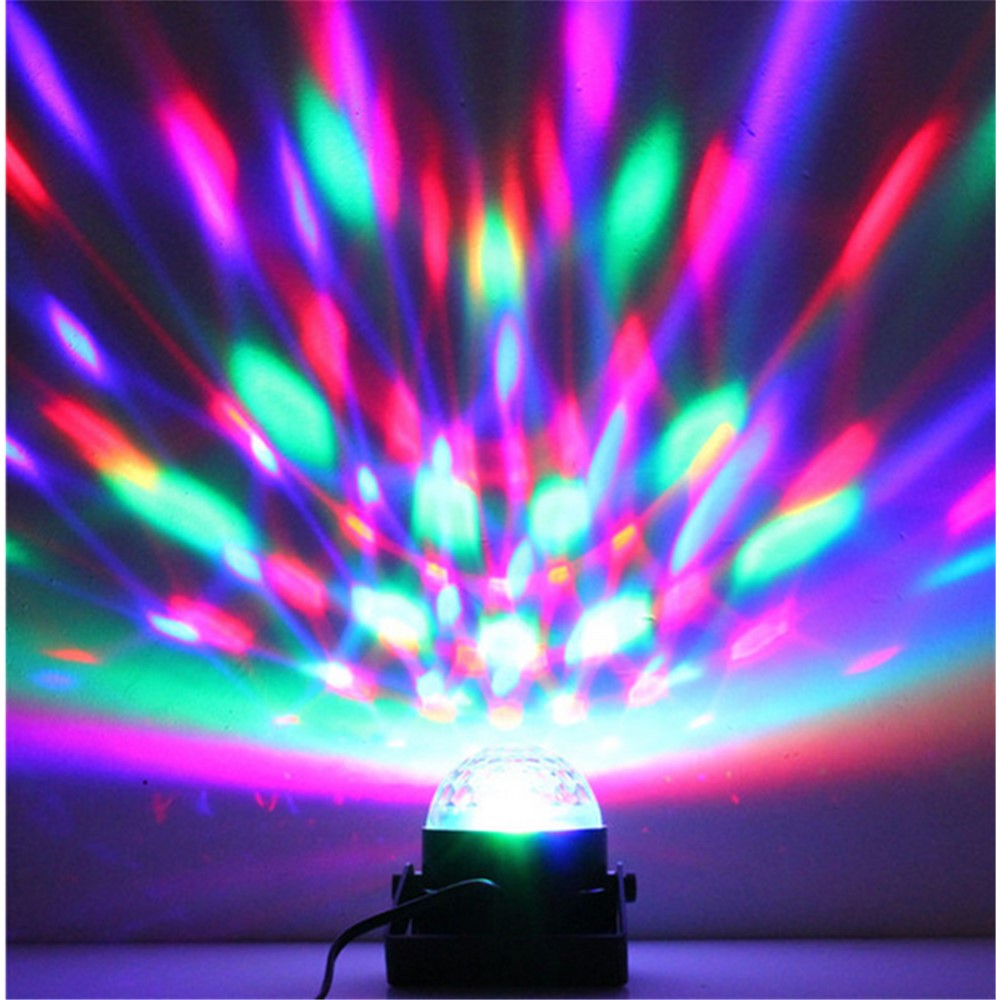 3W Actualizar Magic Ball RGB LED Colorida Iluminación Con Controlador Para dj dj Disco Home Fiesta - Enchufe de la ue