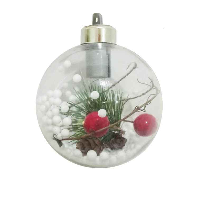 Accessorio Decorativo Della Decorazione Dell'ornamento Dell'albero Di Natale Della Palla Delle Luci Del LED - Stile A-3