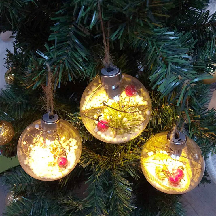 LED Lights Ball Weihnachtsbaumschmuck Weihnachtsdekoration Accessoire - Stil A