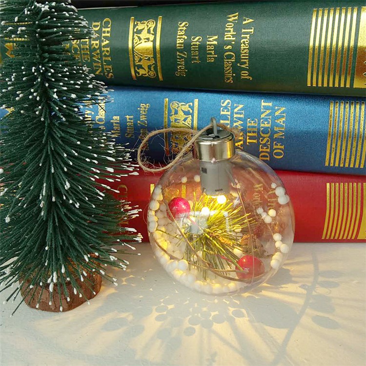 Accessorio Decorativo Della Decorazione Dell'ornamento Dell'albero Di Natale Della Palla Delle Luci Del LED - Stile A-7