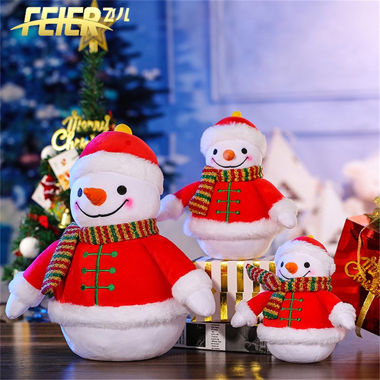 Cute Snowman Decoration Doll Christmas Supplies - Height: 31cm-2