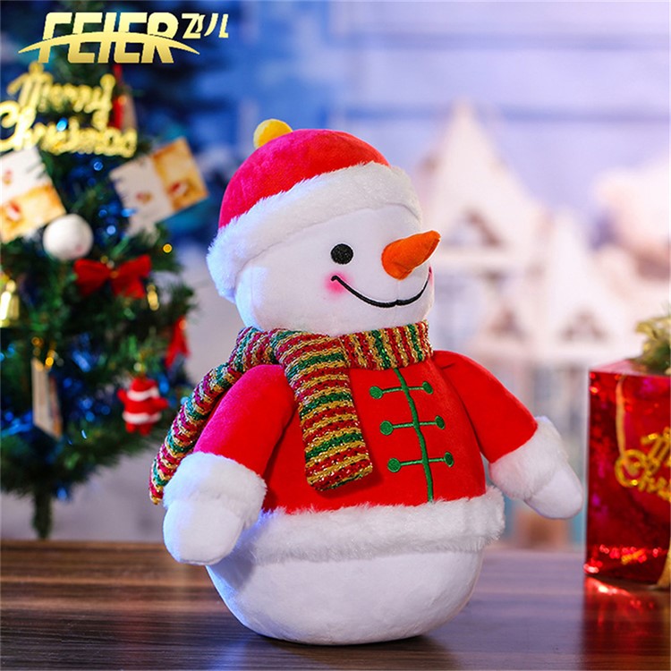 Cute Snowman Decoration Doll Christmas Supplies - Height: 31cm-3