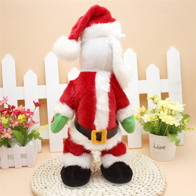 Electric Santa Claus Twerk Music Dancing Doll Xmas Toy-4