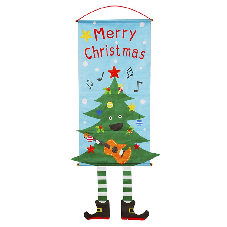 Buy Merry Christmas Banner Door Window Hanging Flag Ornament
